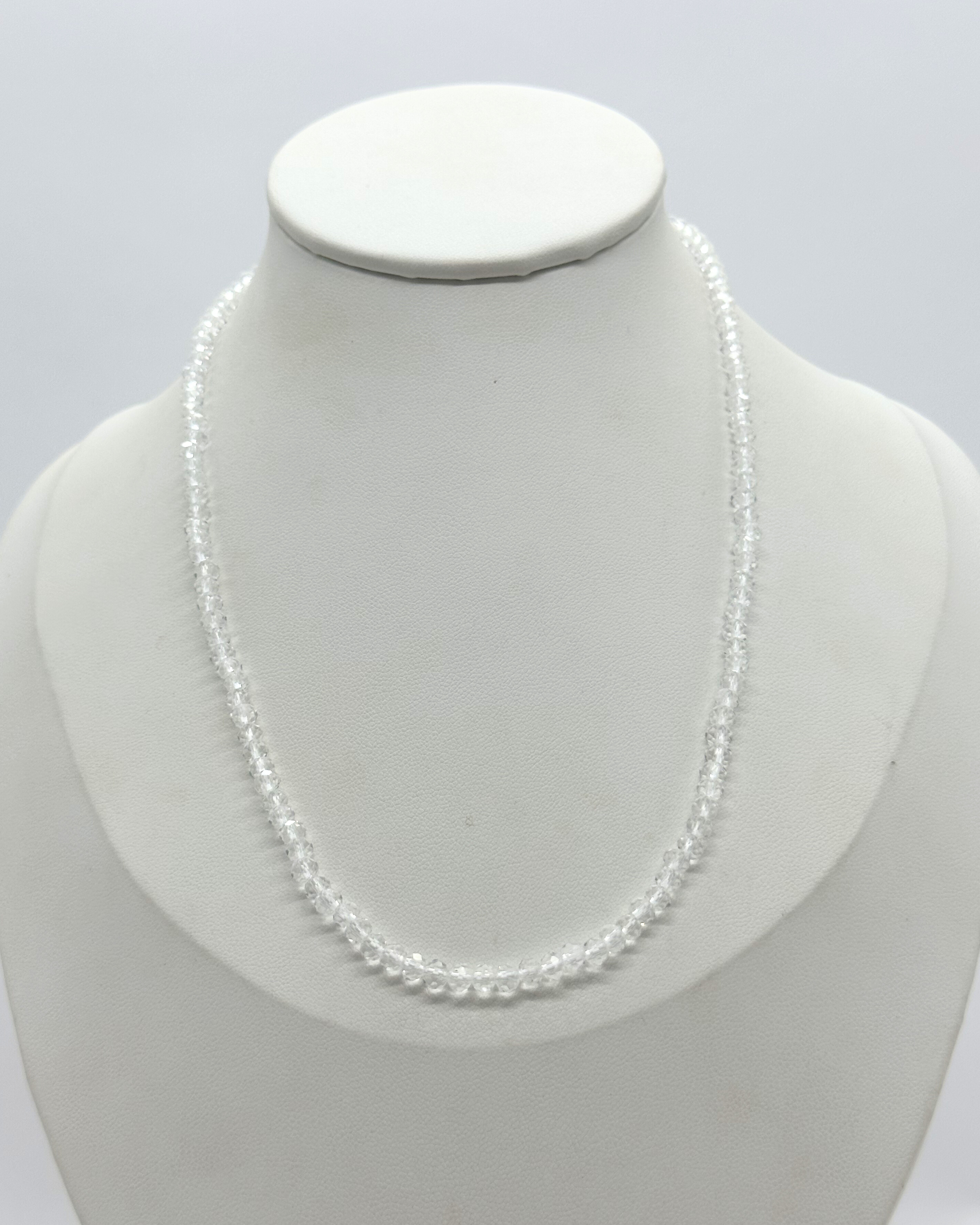 Colar Cristal Branco