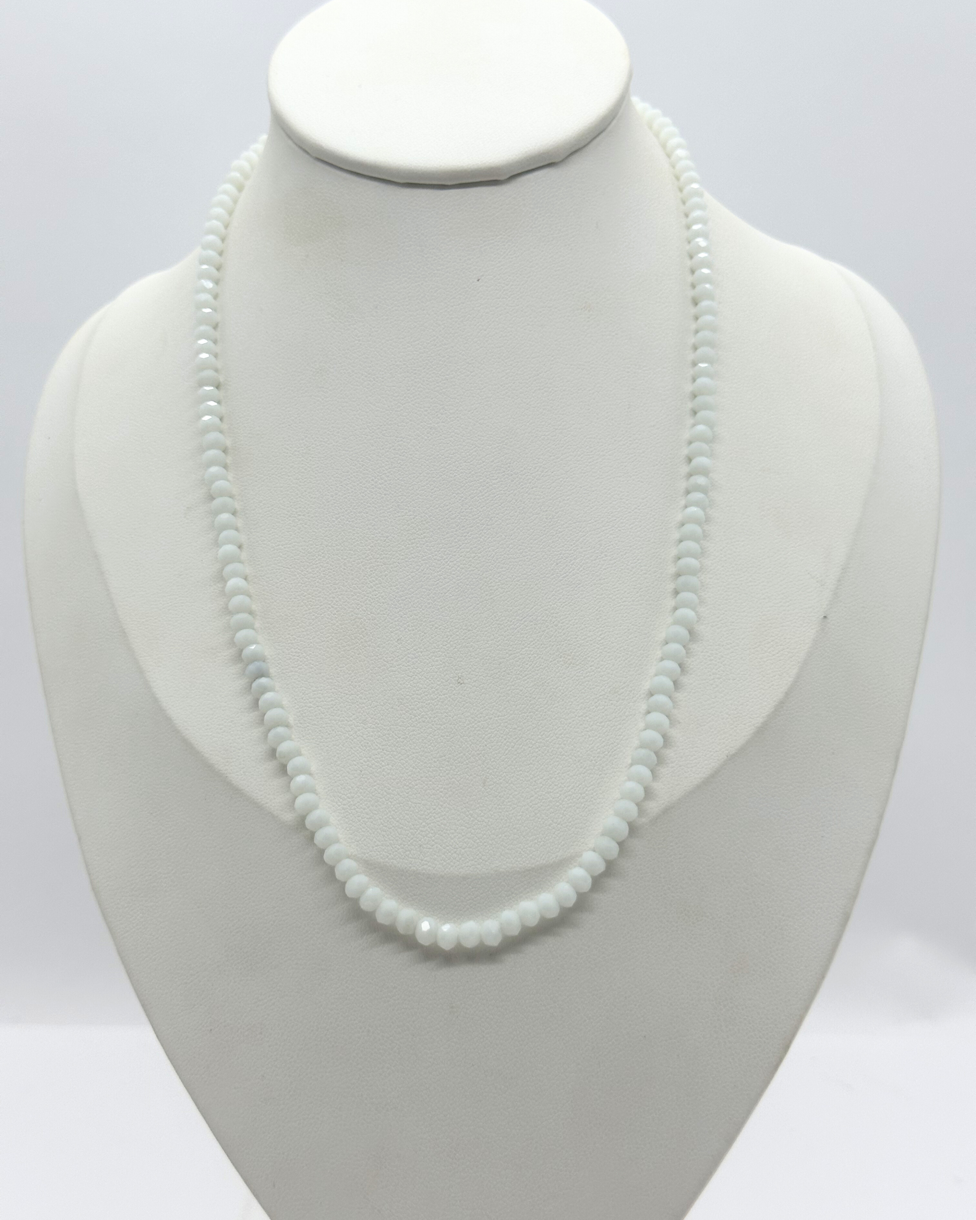 Colar Cristal Branco