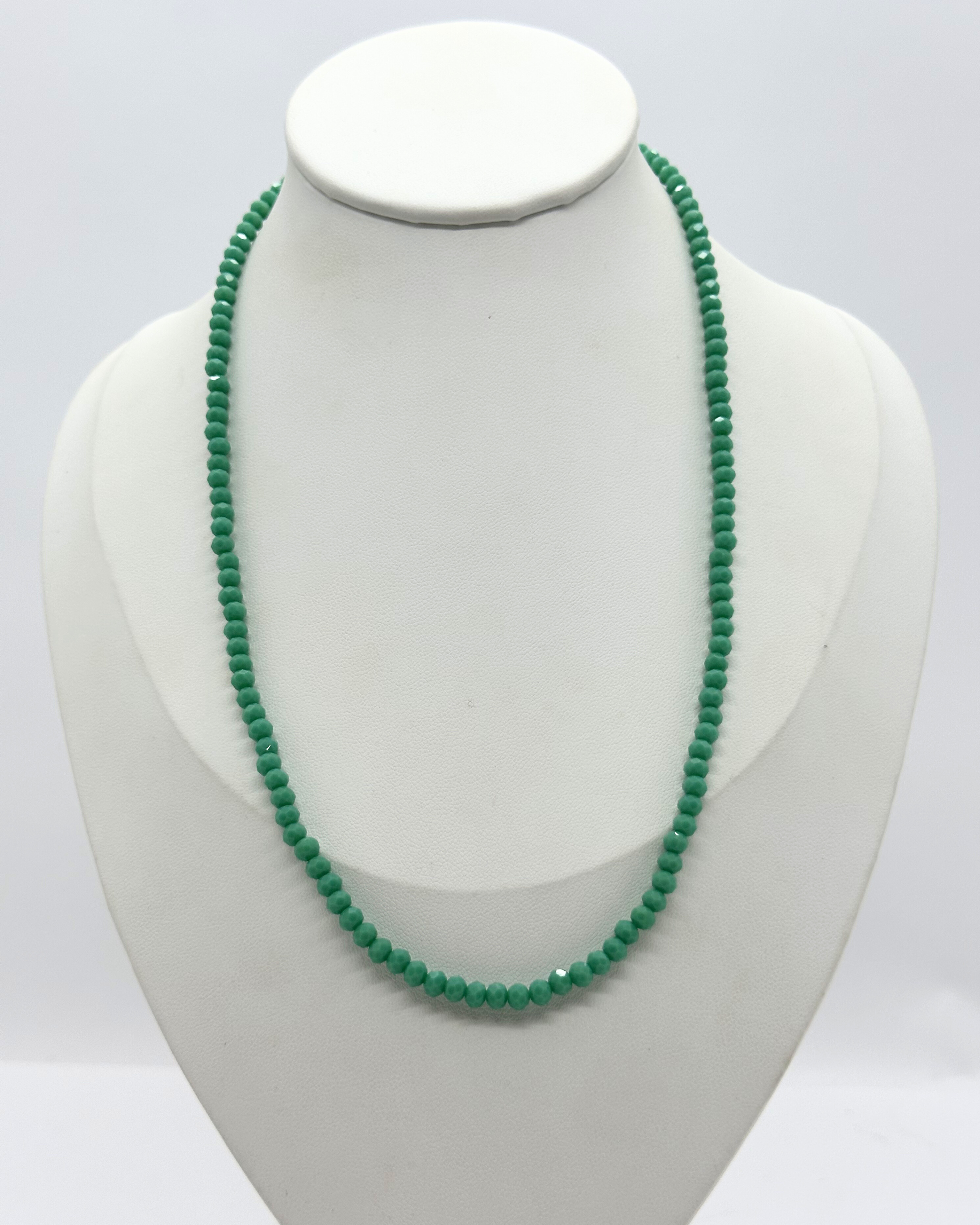 Colar Cristal Turquesa