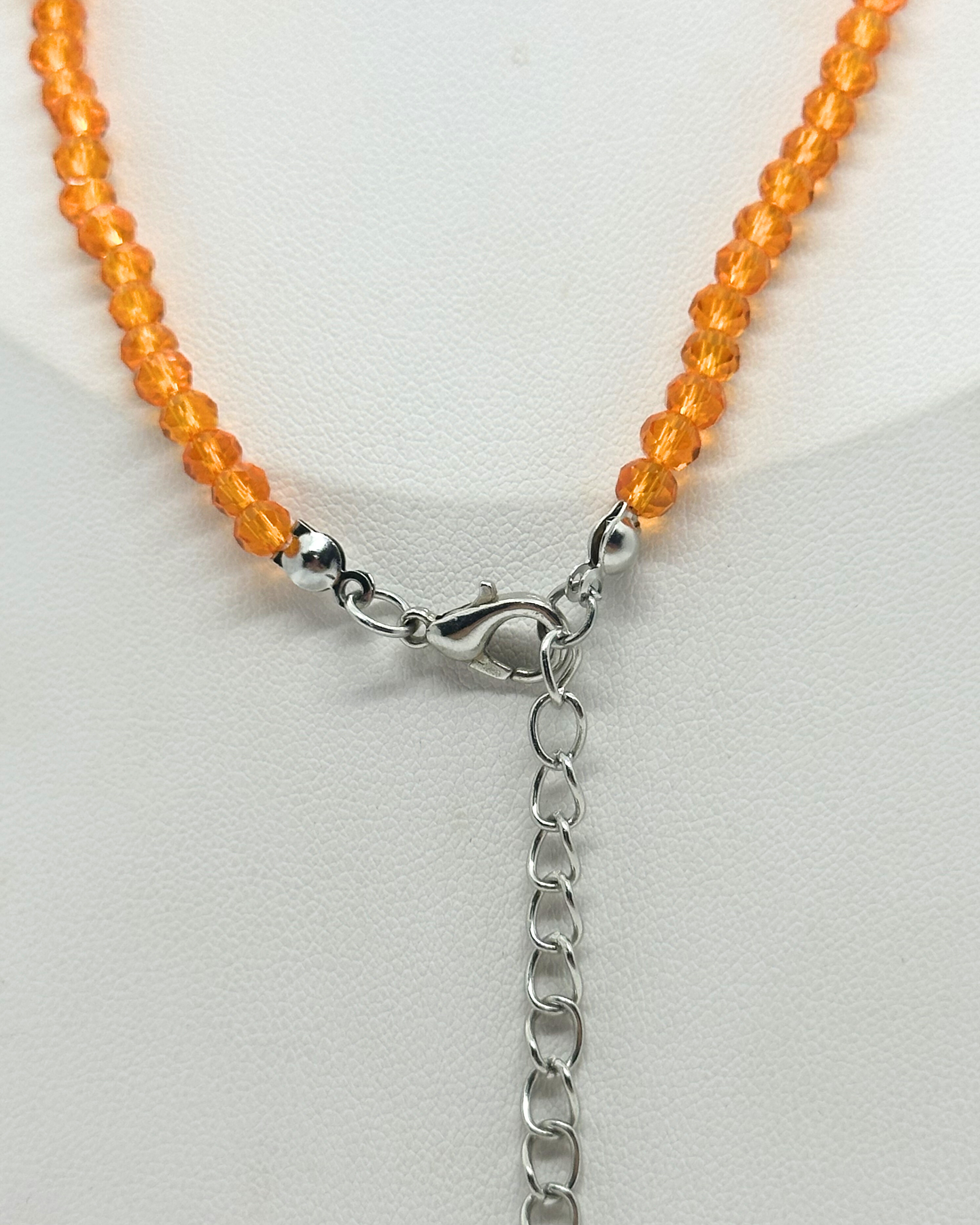 Colar Cristal Laranja