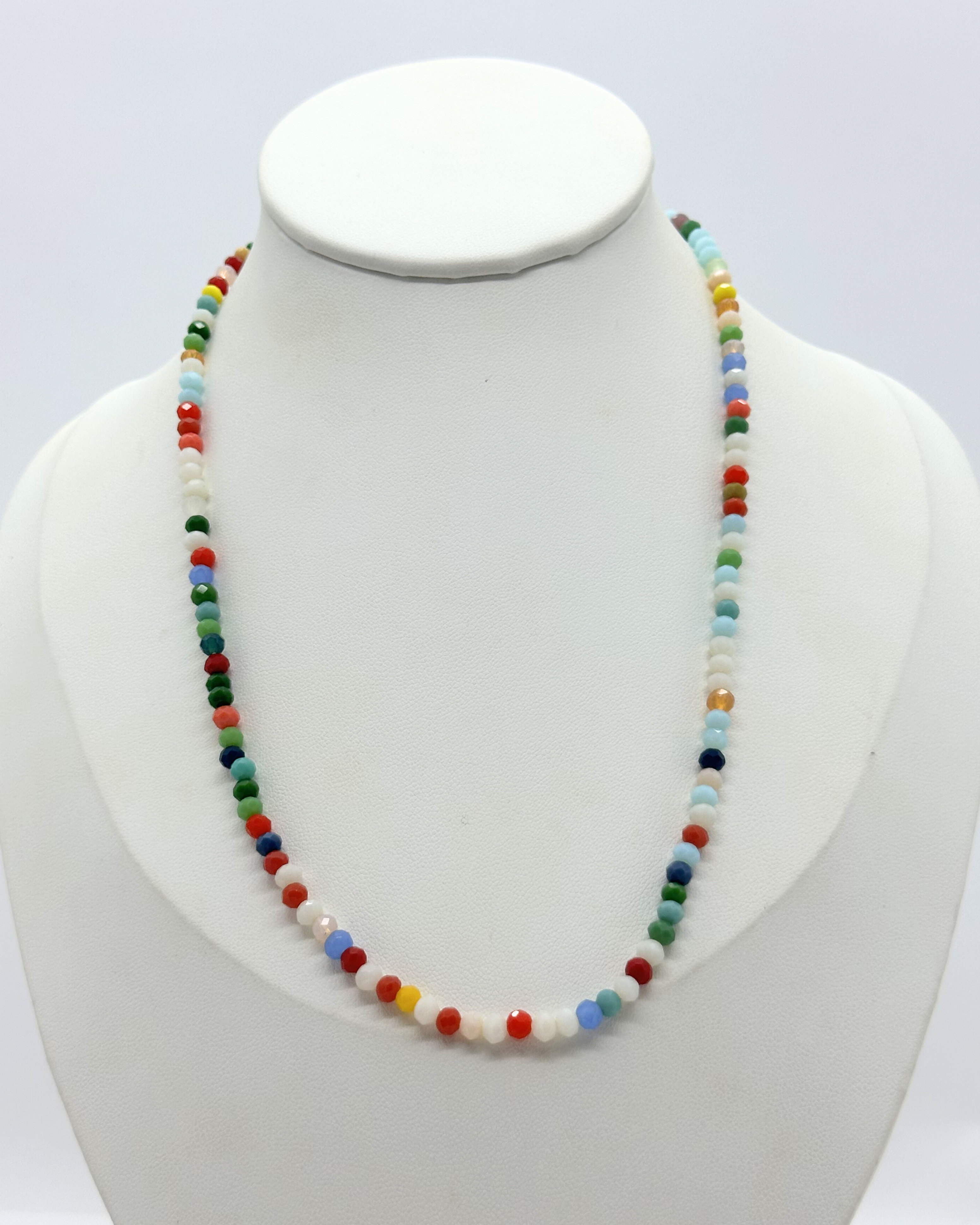 Colar Cristal Colorido