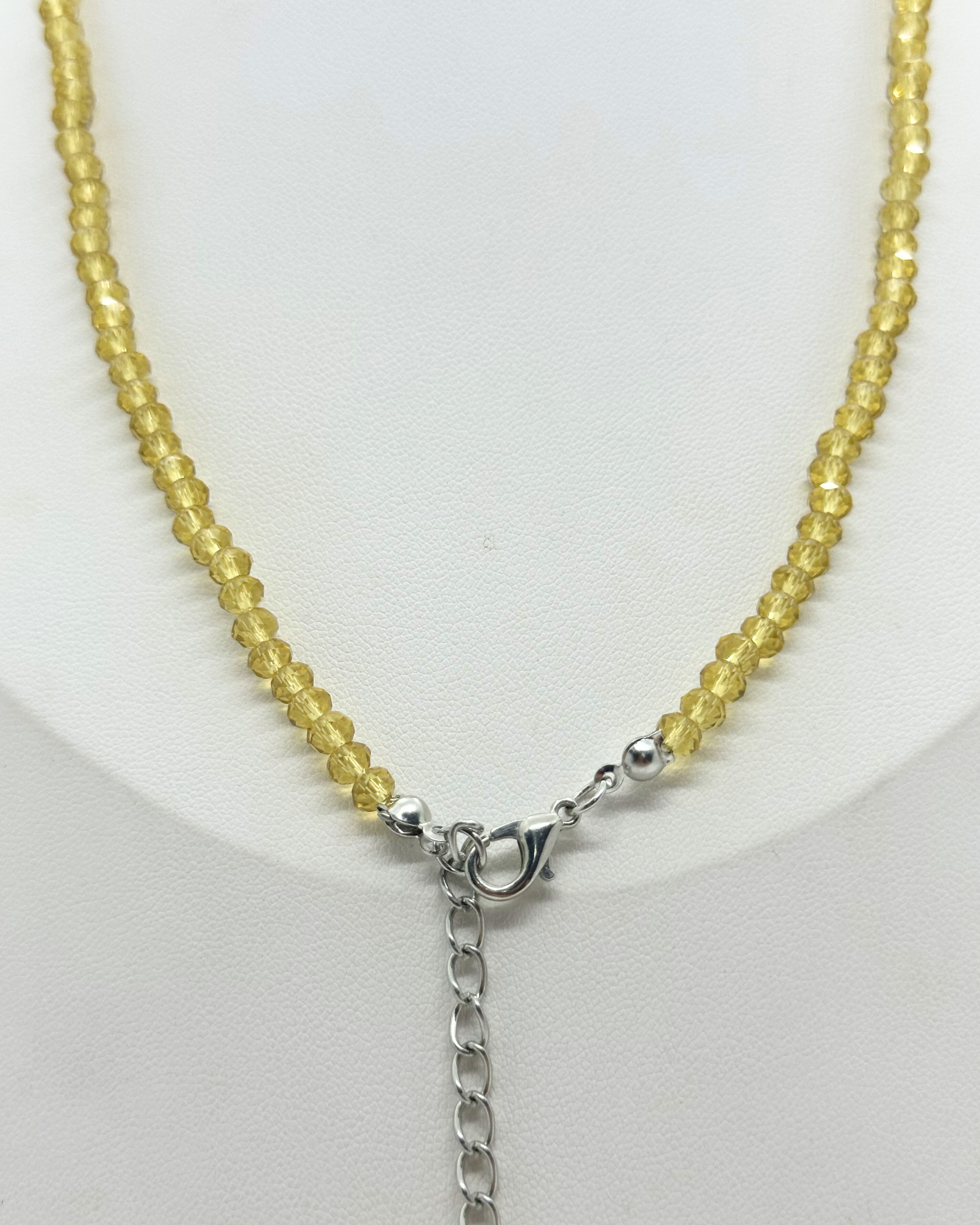 Colar Cristal Amarelo