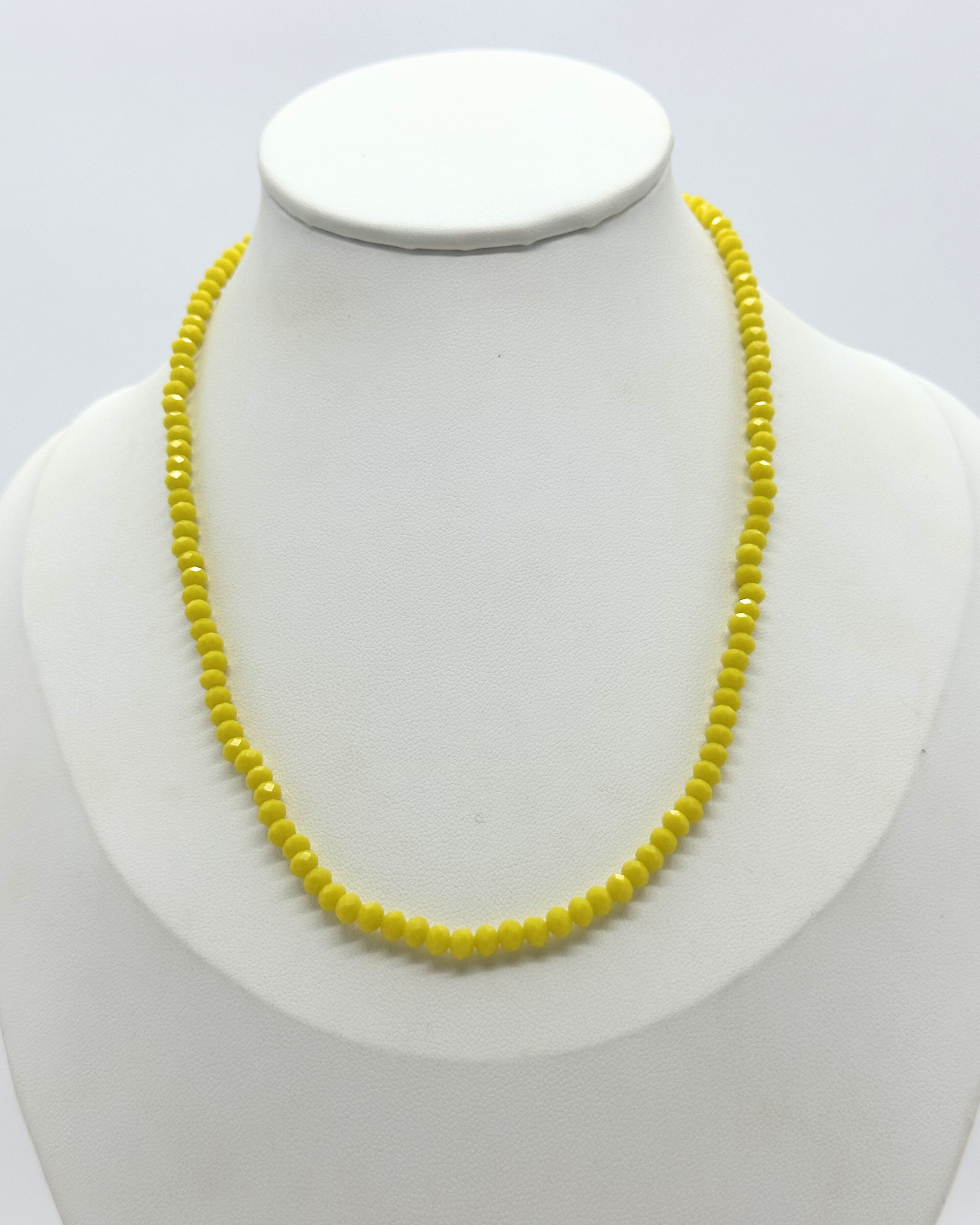 Colar Cristal Amarelo