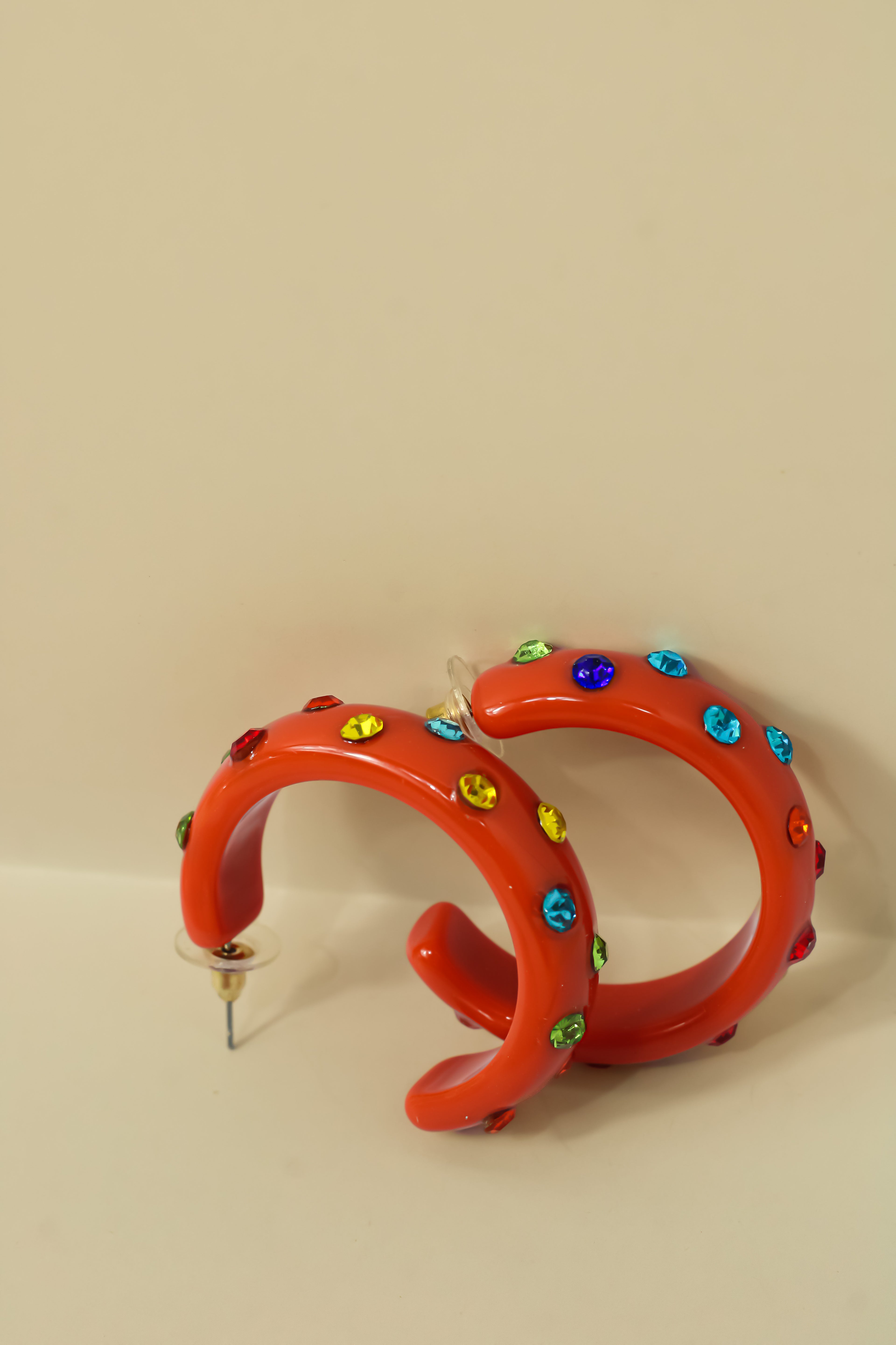 Brinco Argola Strass