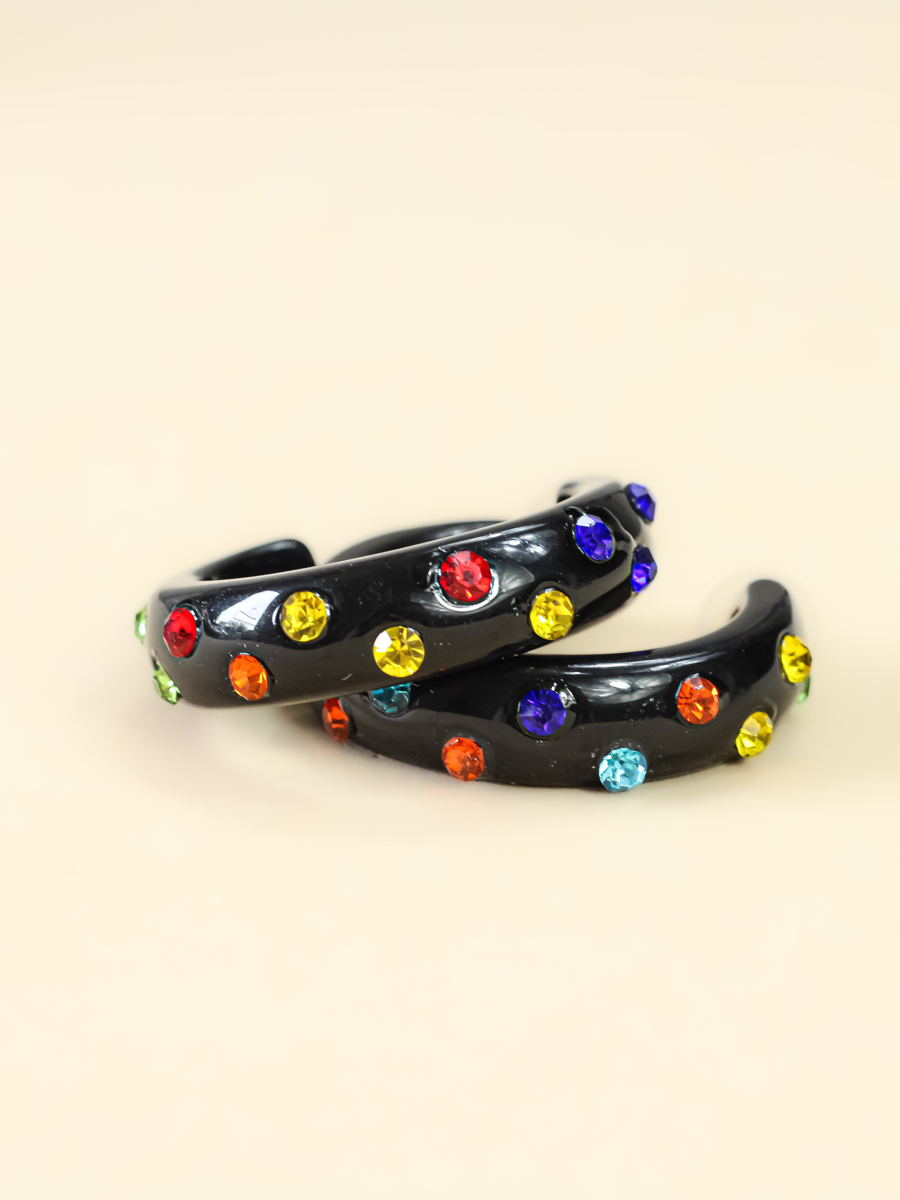 Brinco Argola Strass