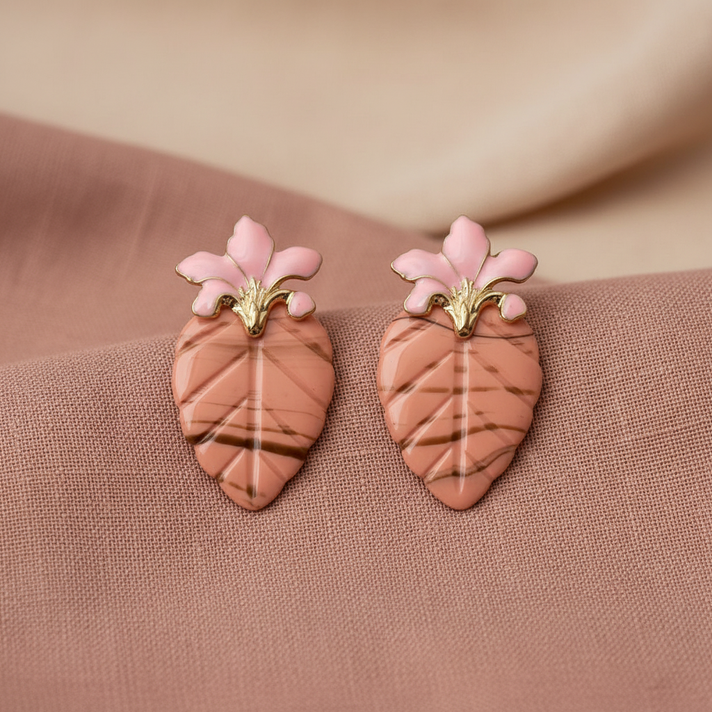 Brincos Folha — Editorial Linho