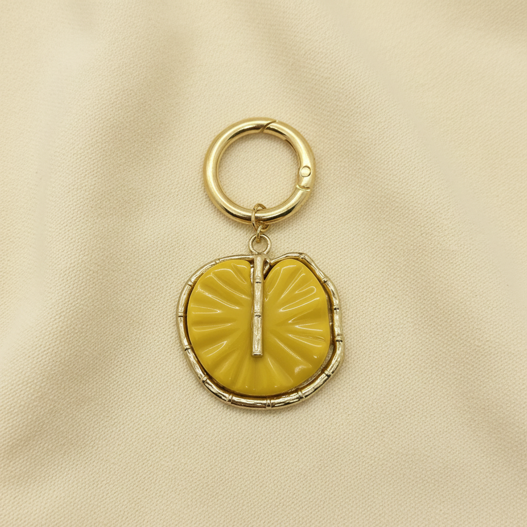 Pingente Vitória Régia Amarelo