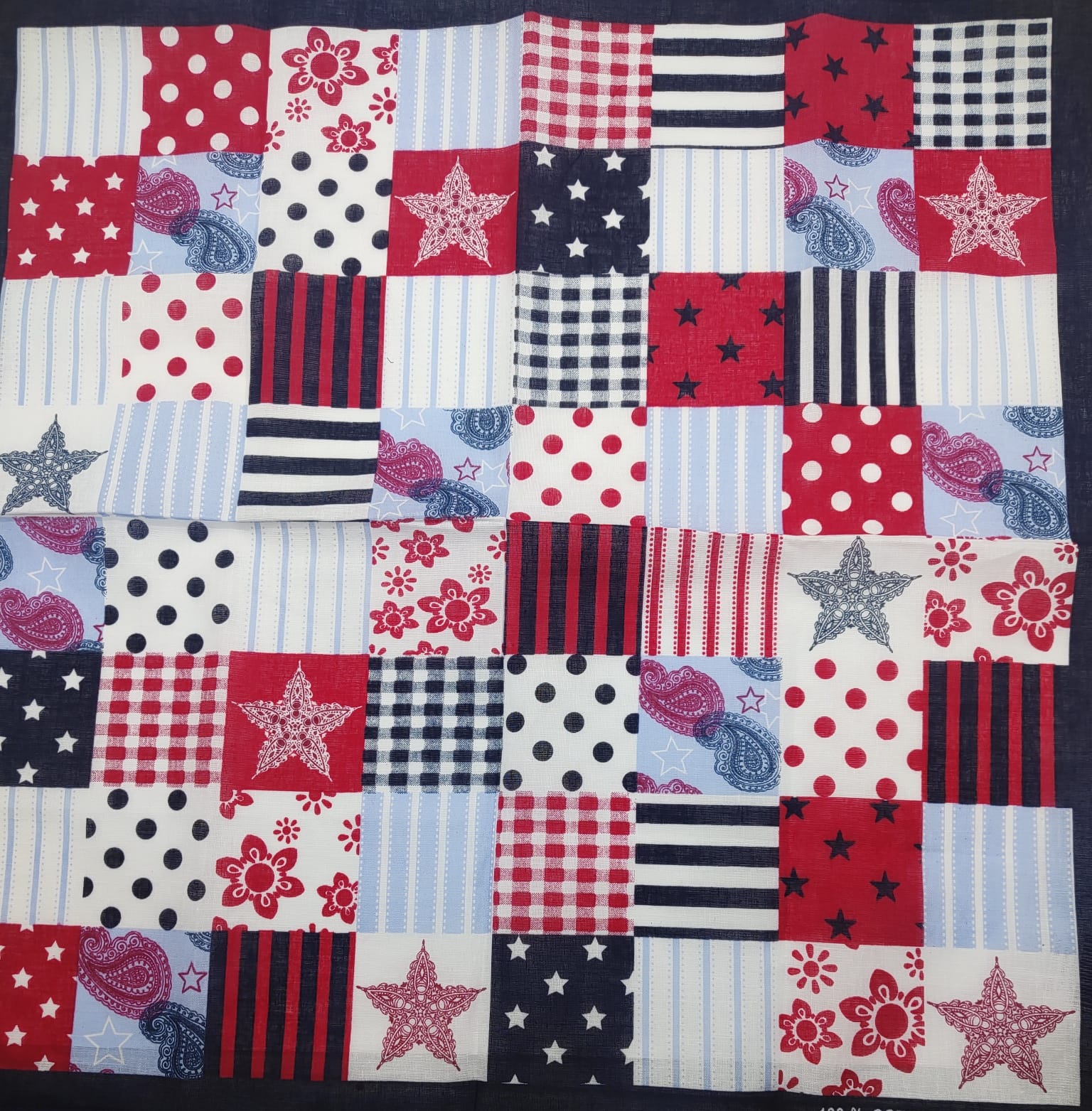 Bandana Estampa Patchwork