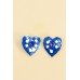 Brinco Aline Azul Marinho 