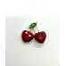 Broche Coração Cereja 
