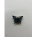 Broche Borboleta Azul com Brilho