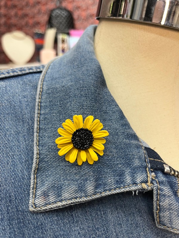 Broche Flor de Girrasol 