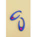 Brinco Joyce Azul Royal 