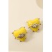Brinco Giovana Amarelo 