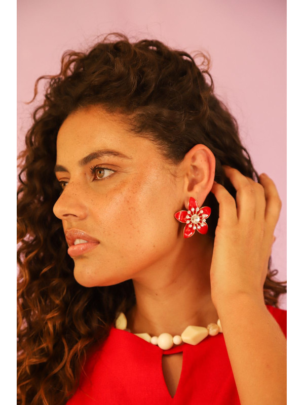 Brinco Rafaela Vermelho