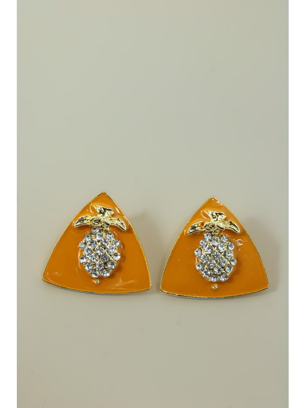 Brinco Ariadne Laranja Brinco Ariadne Laranja