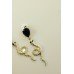 Brinco Chiara Preto/Dourado 