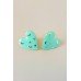 Brinco Cecília Azul Turquesa 